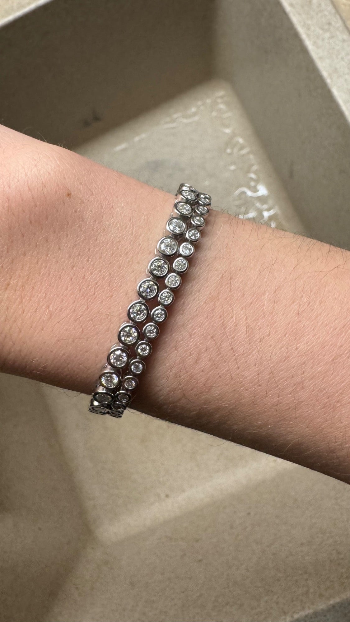 2mm Moissanite Tennis Bracelet for Men & Women - Sterling Silver - EverlyCrafted