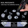 3mm Moissanite Tassel Drop Earrings in 925 Sterling Silver - EverlyCrafted