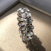 7.5ctw 925 Sterling Silver Oval Engagement Eternity Ring - EverlyCrafted