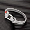 Black Stainless Steel U-Shape Survival Bracelet - EverlyCrafted