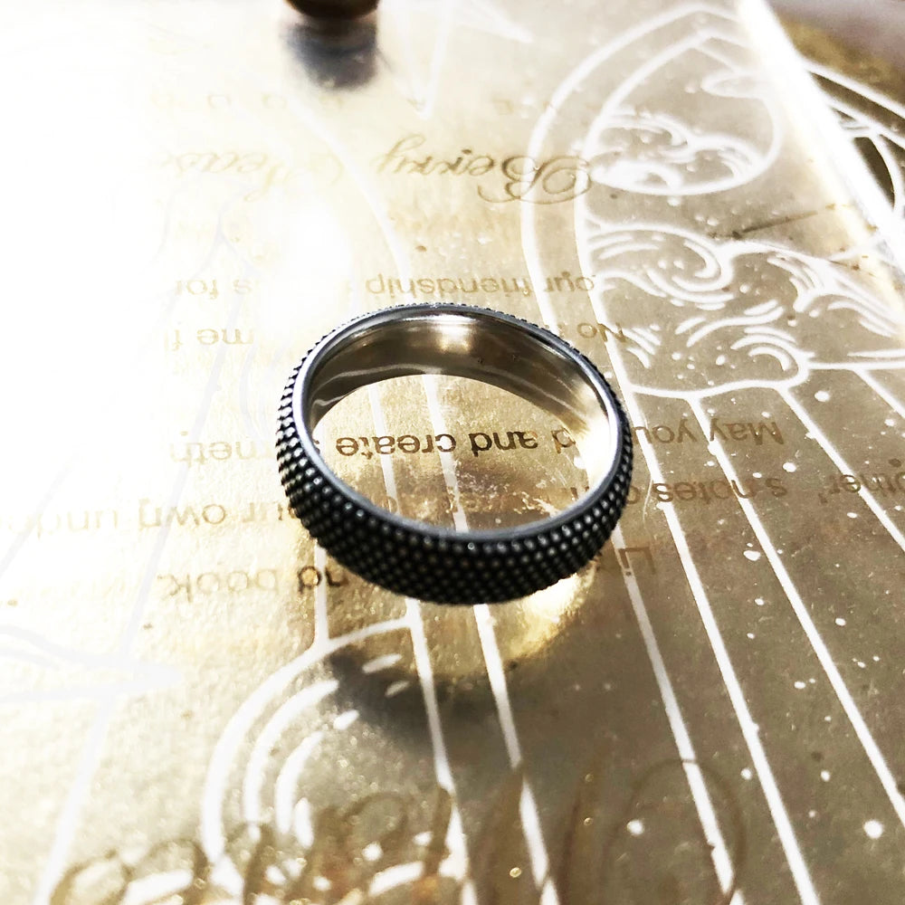 Ethnic Band Ring Kathmandu in 925 Sterling Silver - EverlyCrafted
