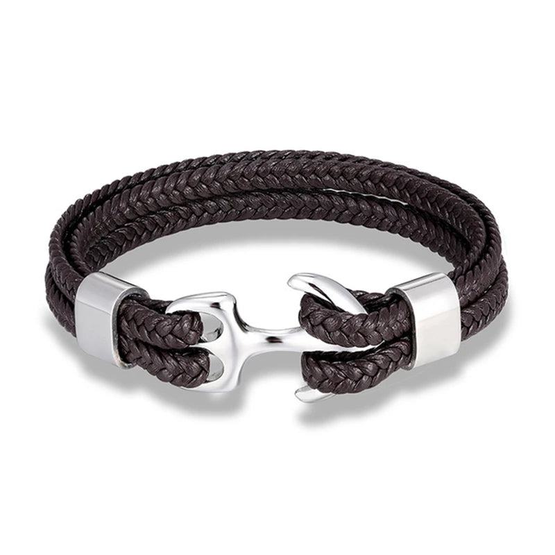 Navy Style Anchor Bracelet for Men and Women - EverlyCrafted