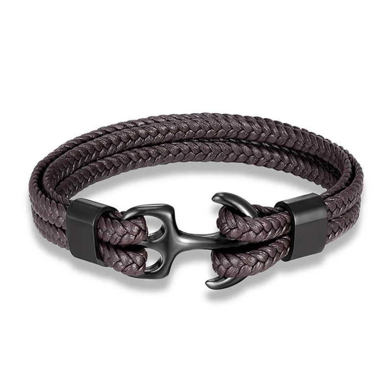 Navy Style Anchor Bracelet for Men and Women - EverlyCrafted