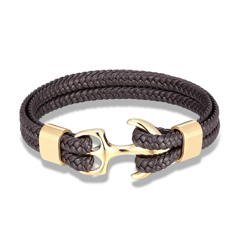 Navy Style Anchor Bracelet for Men and Women - EverlyCrafted