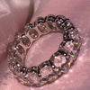 7.5ctw 925 Sterling Silver Oval Engagement Eternity Ring - EverlyCrafted