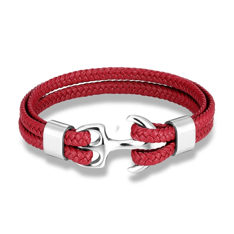 Navy Style Anchor Bracelet for Men and Women - EverlyCrafted