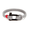 Black Stainless Steel U-Shape Survival Bracelet - EverlyCrafted