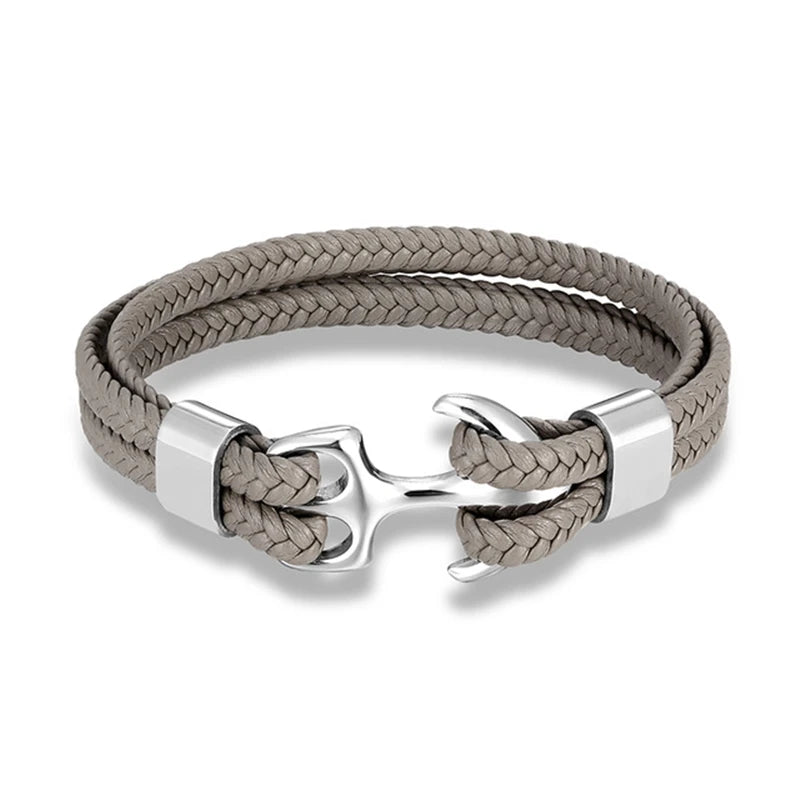Navy Style Anchor Bracelet for Men and Women - EverlyCrafted