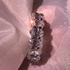 7.5ctw 925 Sterling Silver Oval Engagement Eternity Ring - EverlyCrafted