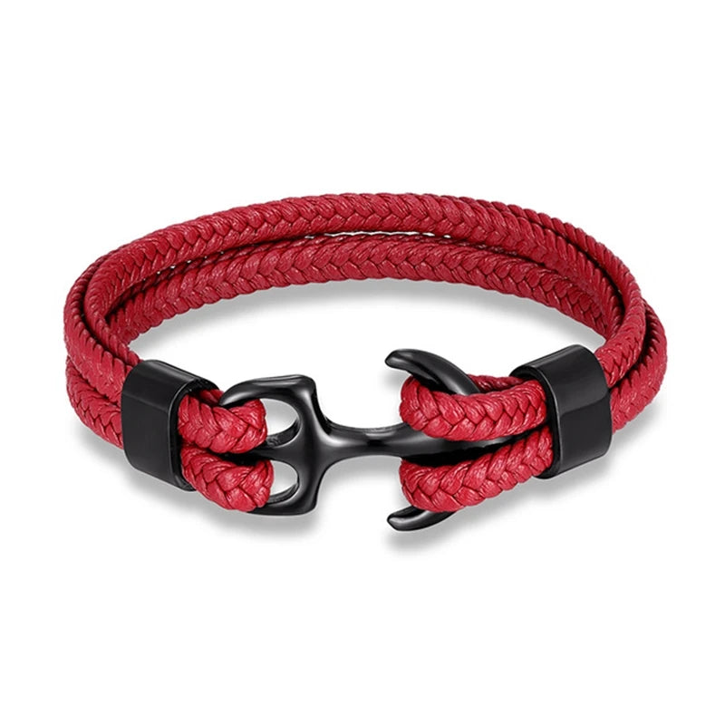 Navy Style Anchor Bracelet for Men and Women - EverlyCrafted