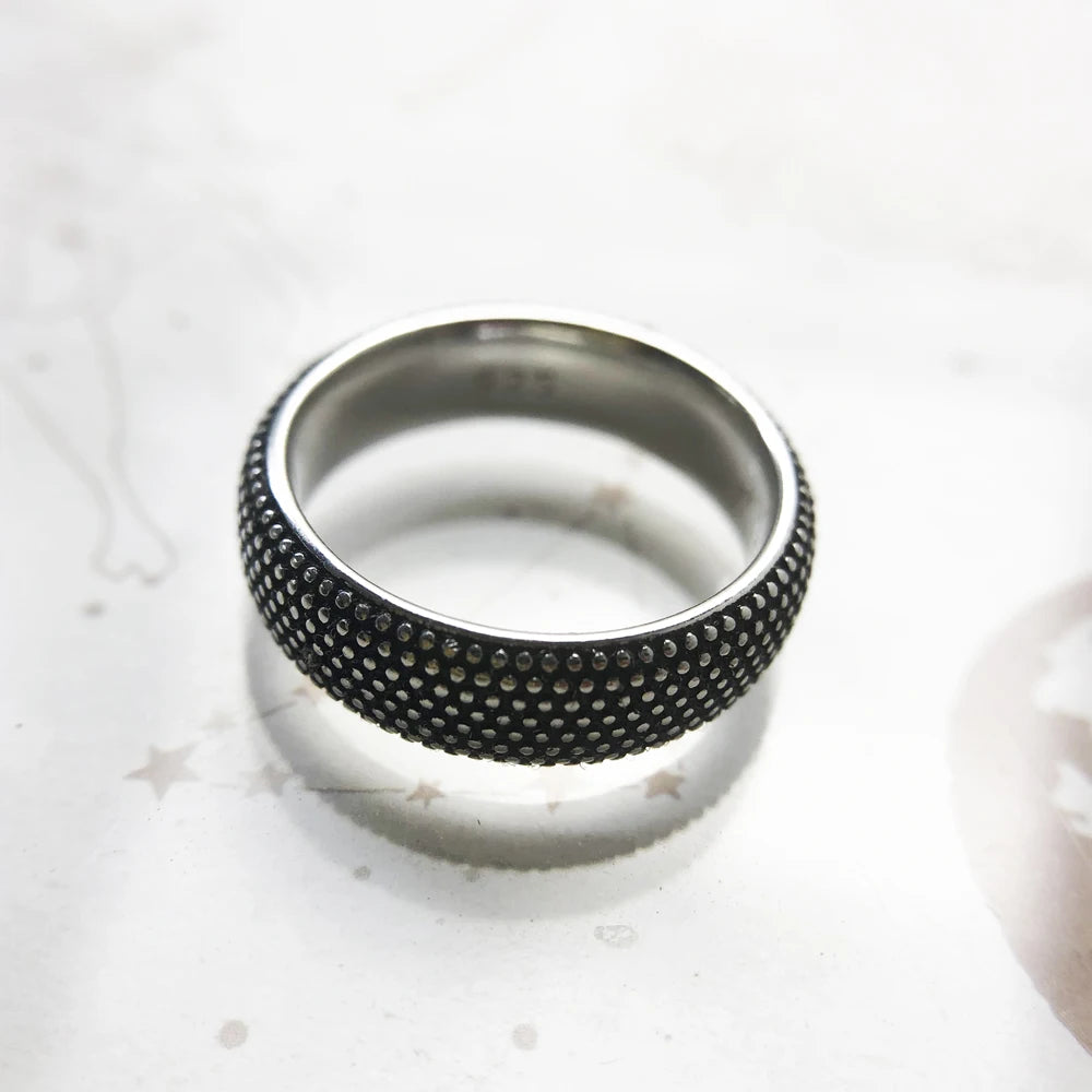 Ethnic Band Ring Kathmandu in 925 Sterling Silver - EverlyCrafted