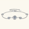 Moissanite Bracelet - 18k Gold Plated 925 Sterling Silver - EverlyCrafted