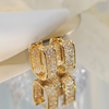 Full Moissanite Square Hoop Earrings in Silver 925 - EverlyCrafted
