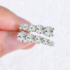 3.26 CTTW Moissanite Bridal Ring - 18K Gold Plated 925 Sterling Silver - EverlyCrafted