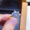 3ct Moissanite Engagement Ring in 925 Silver with Certificate - EverlyCrafted