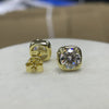 6.5MM 1CT Moissanite Earrings in 925 Sterling Silver - EverlyCrafted