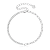 Moissanite Half Tennis Bracelet - 18k Gold Plated 925 Sterling Silver - EverlyCrafted