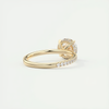 Moissanite Engagement Ring in 925 Sterling Silver - EverlyCrafted