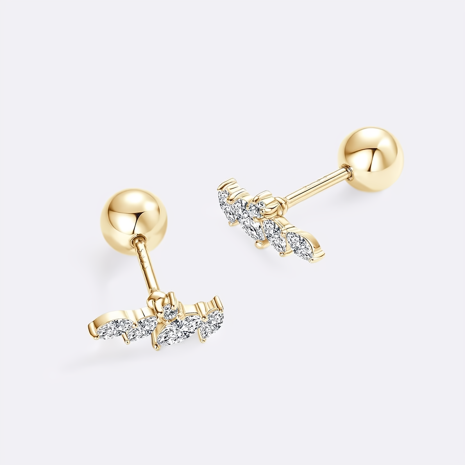 Oval Cut Moissanite Earrings in 925 Sterling Silver - EverlyCrafted