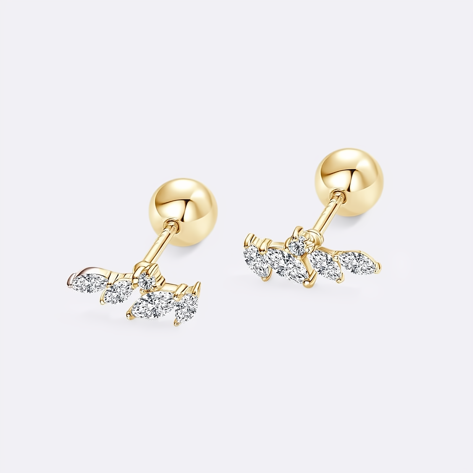 Oval Cut Moissanite Earrings in 925 Sterling Silver - EverlyCrafted