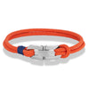 Double Strand Braided Rope Bracelet with Stainless Steel U-Buckle - EverlyCrafted