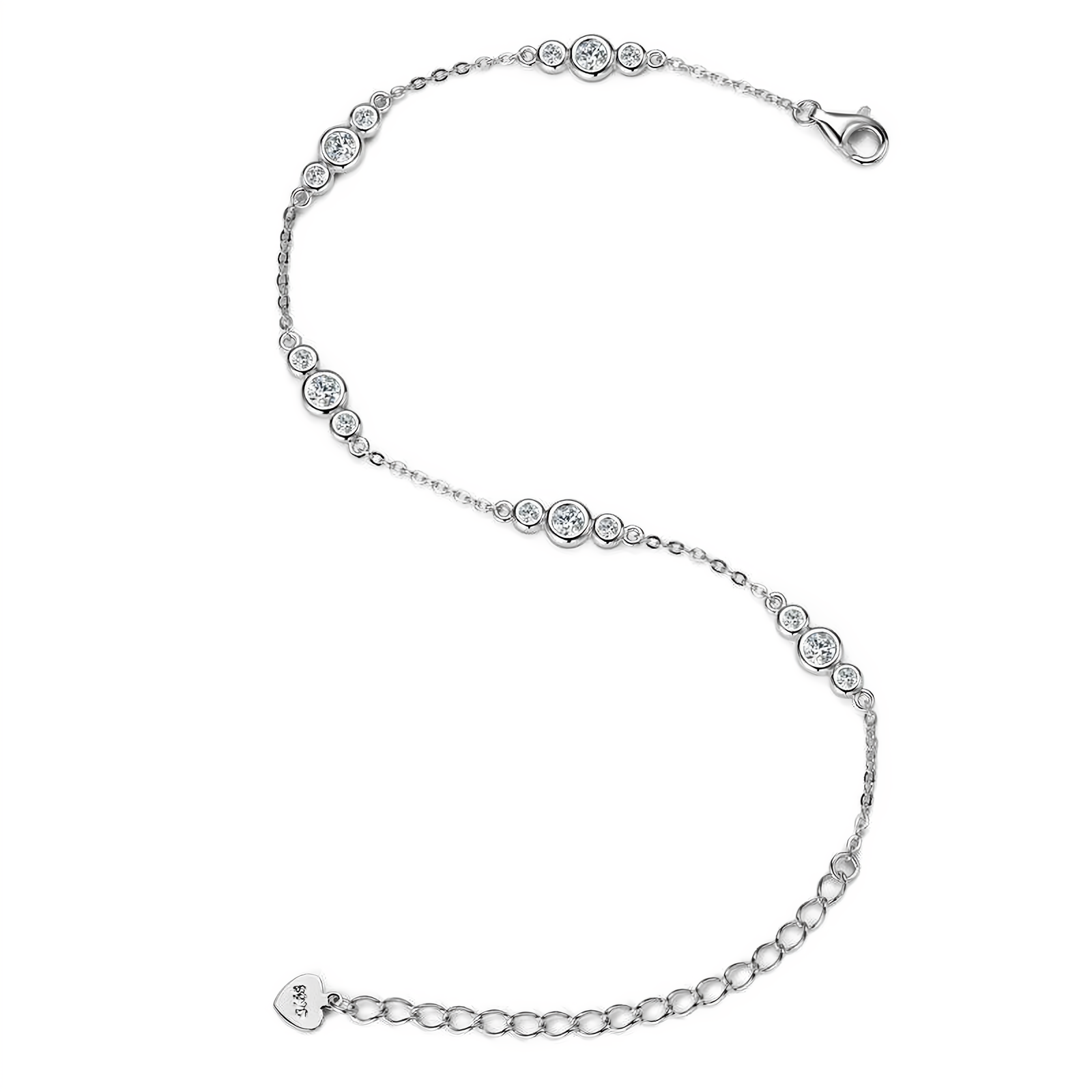 Moissanite Bracelet - 18k Gold Plated 925 Sterling Silver - EverlyCrafted