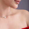 1/2 Carat Marquise Cut Solitaire Moissanite Diamond Pendant Necklace - EverlyCrafted