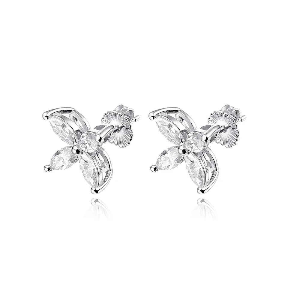 1.2 Carat D Color Moissanite Pendant Necklace for Women S925 Sterling Silver Earrings Sparkling Fine Jewelry Set Wedding Gift - EverlyCrafted