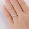 Round Moissanite Diamond Rings for Women - 925 Silver - EverlyCrafted