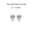 8 CTW VVS1 Pear Moissanite Earrings for Women - 925 Silver Plated - EverlyCrafted
