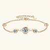 Moissanite Bracelet - 18k Gold Plated 925 Sterling Silver - EverlyCrafted