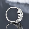 3.26 CTTW Moissanite Bridal Ring - 18K Gold Plated 925 Sterling Silver - EverlyCrafted