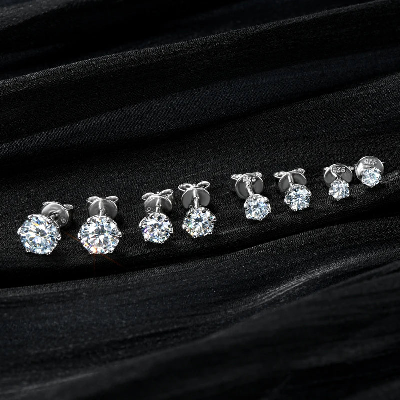 925 Silver Moissanite Jewelry Set with Gold Plating - EverlyCrafted