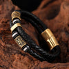 Norse Mythology Viking Compass Runes Amulet Bracelet for Men - EverlyCrafted