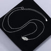 1/2 Carat Marquise Cut Solitaire Moissanite Diamond Pendant Necklace - EverlyCrafted