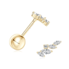 Oval Cut Moissanite Earrings in 925 Sterling Silver - EverlyCrafted