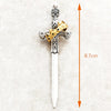 Large Sword Crown Pendant - 925 Sterling Silver Jewelry - EverlyCrafted
