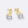 Moissanite Cushion Cut Stud Earrings - 925 Sterling Silver 1.5CT - EverlyCrafted