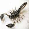 Black Scorpion Pendant - 925 Sterling Silver Jewelry - EverlyCrafted