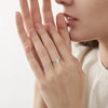 2 CT Heart Moissanite Engagement Ring in 925 Sterling Silver 18K Gold - EverlyCrafted