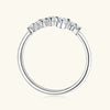 Round Moissanite Diamond Rings for Women - 925 Silver - EverlyCrafted