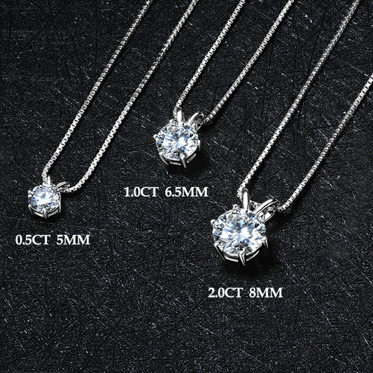 925 Silver Moissanite Jewelry Set with Gold Plating - EverlyCrafted