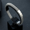 8MM Blue Stainless Steel Curb Chain Bracelet for Men & Women - EverlyCrafted