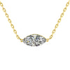 1/2 Carat Marquise Cut Solitaire Moissanite Diamond Pendant Necklace - EverlyCrafted