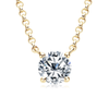 Moissanite Pendant Necklace 925 Sterling Silver - EverlyCrafted