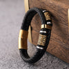 Norse Mythology Viking Compass Runes Amulet Bracelet for Men - EverlyCrafted