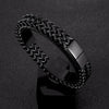 Punk Men's 12mm Wide Cuban Link Chain Bracelet