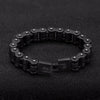 Retro Biker Chain Bracelet for Men - Stainless Steel Motorcycle Style - EverlyCrafted