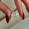 1/2/3/4 Carat Radiant Cut Moissanite Engagement Ring - EverlyCrafted