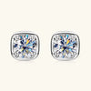 6.5MM 1CT Moissanite Earrings in 925 Sterling Silver - EverlyCrafted